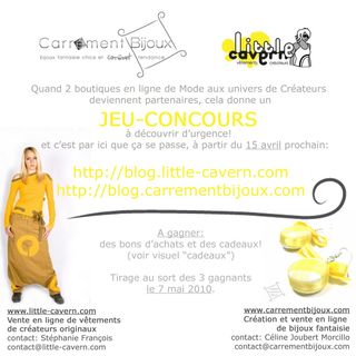 Concours little cavern + carrement bijoux