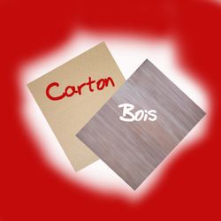 Montage bois et carton