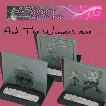 Gagnantes giveaway royaume du monde