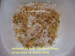 Monoi mélange pour la macération